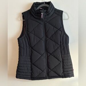 Tommy Hilfiger Black Quilted Vest Jacket Size M